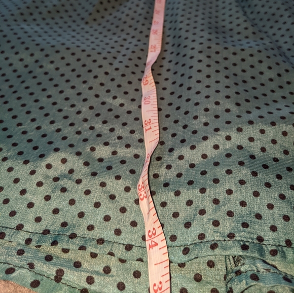 Modcloth Doe & Ray polka dot green and black dress - Medium - Picture 6 of 6